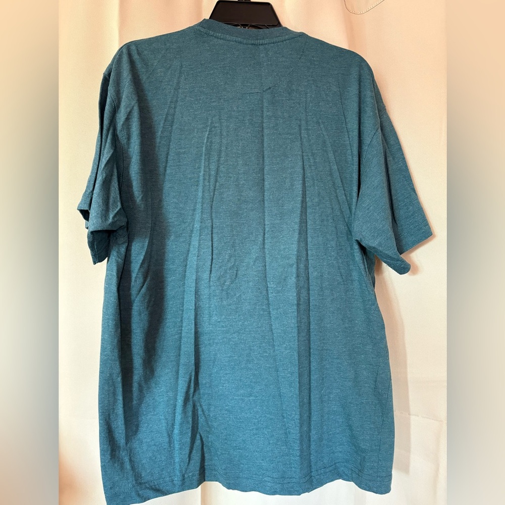 Gently Worn Men’s Newport Blue Soft T-Shirt - Picture 4 of 4